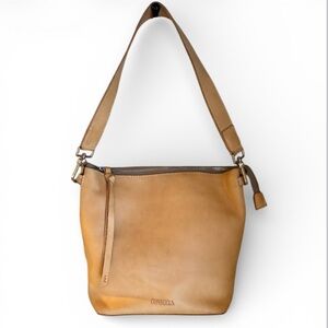 Consuela-Wedge Sleek & Stylish Tan Shoulder Bag